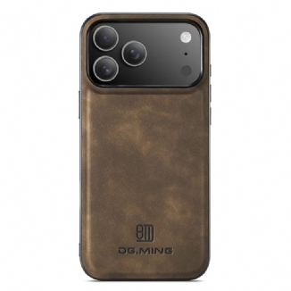 Coque iPhone 17 Pro Effet Cuir DG.MING