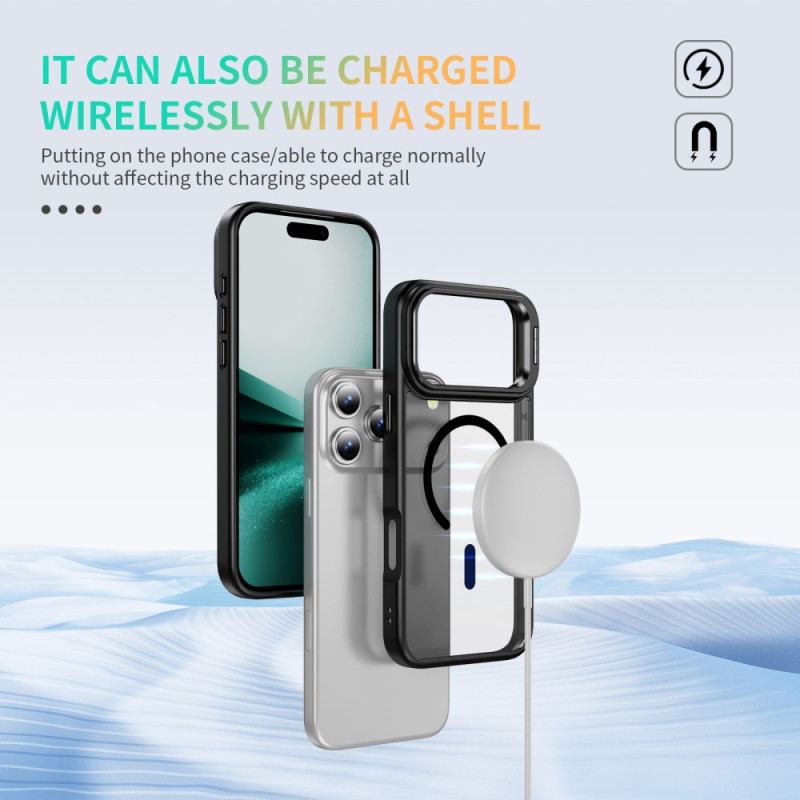 Coque iPhone 17 Pro Magnétique avec Support pour Objectif