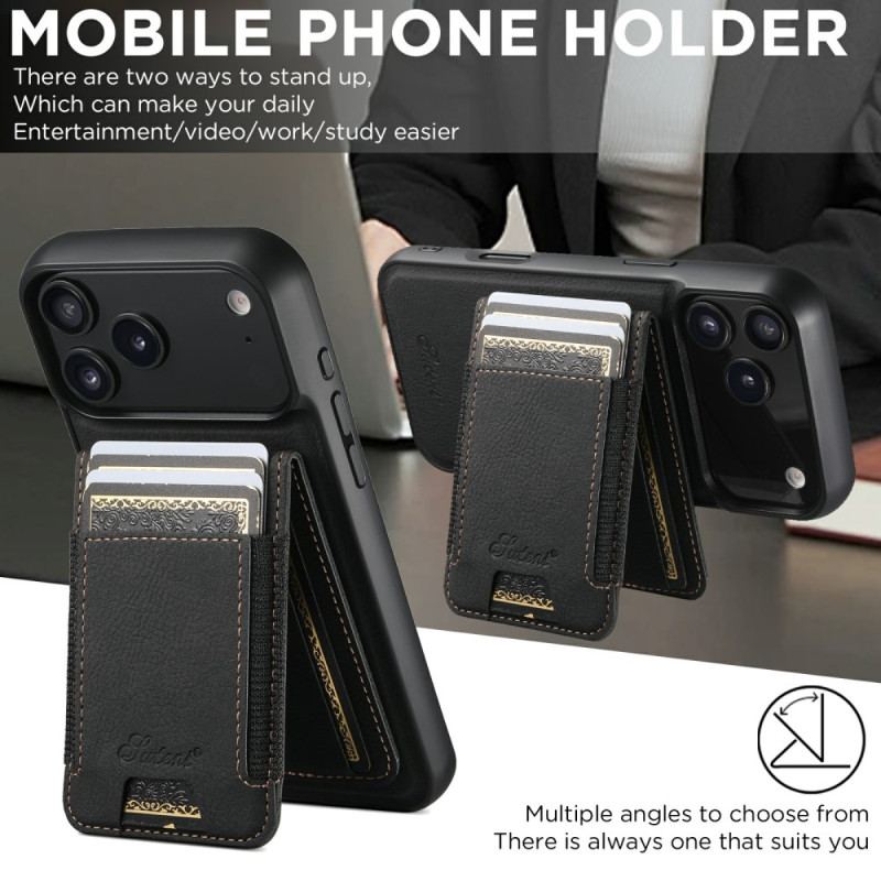 Coque iPhone 17 Pro MagSafe 2-en-1 Porte-Cartes Détachable