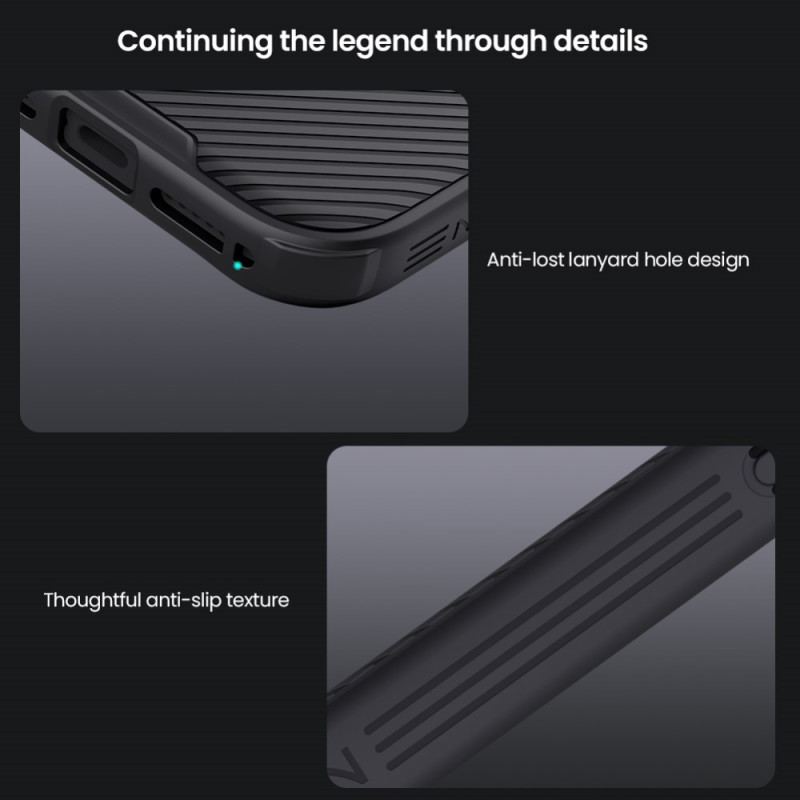 Coque iPhone 17 Pro MagSafe et Protection Caméra Coulissante NILLKIN