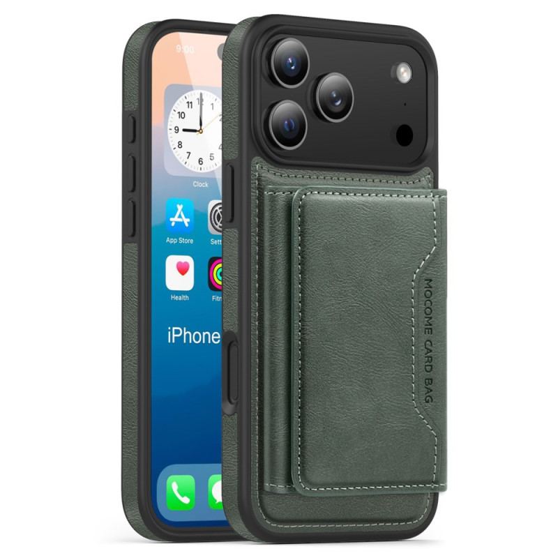 Coque iPhone 17 Pro MagSafe Premium avec Porte-Cartes Détachable