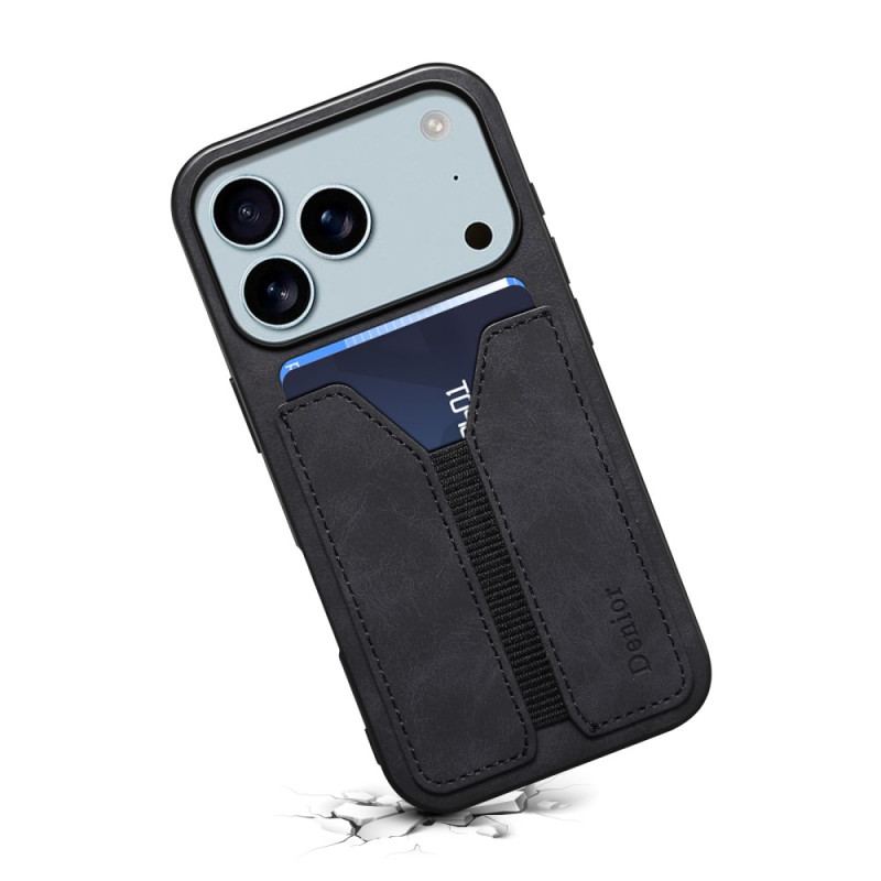 Coque pour iPhone 17 Pro Porte-Cartes Élastique