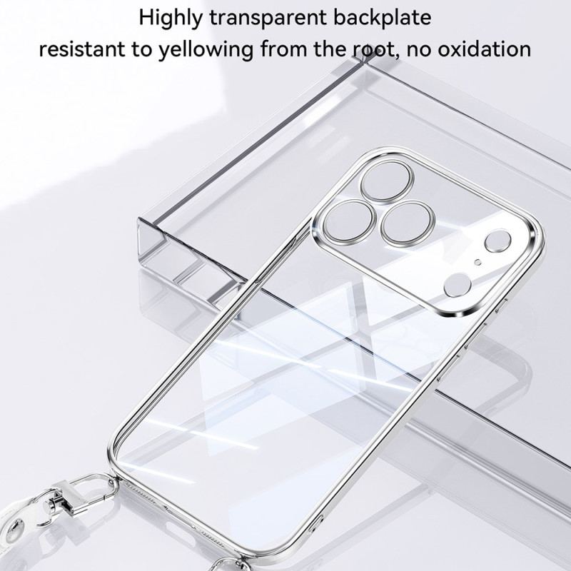 Coque iPhone 17 Pro Transparente avec Dragonne