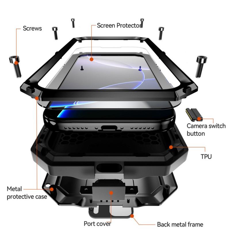 Coque iPhone 17 Pro Ultra Résistante R-JUST