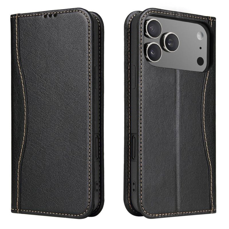 Flip Cover iPhone 17 Pro Cuir Premium Design