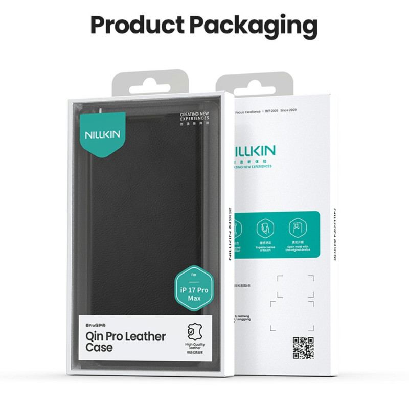Flip Cover iPhone 17 Pro Qin Pro Series NILLKIN