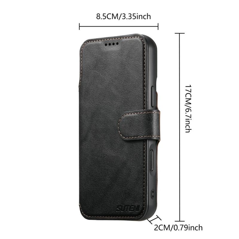 Housse iPhone 17 Pro Magnétique avec Coque Détachable Rétro