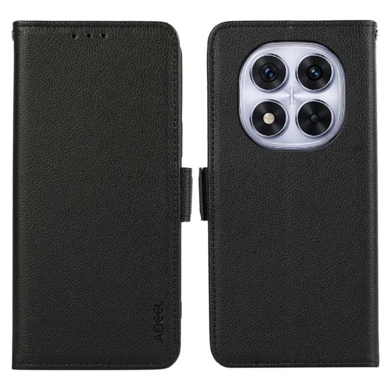 Coque RFID pour Xiaomi Redmi Note 14 Pro 4G Effet Cuir ABEEL