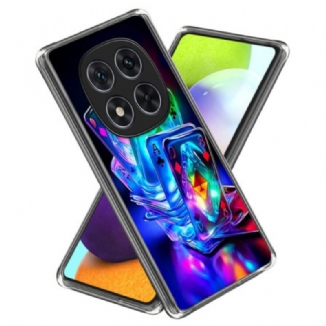 Coque Xiaomi Redmi Note 14 Pro 4G Cartes à Jouer Colorées