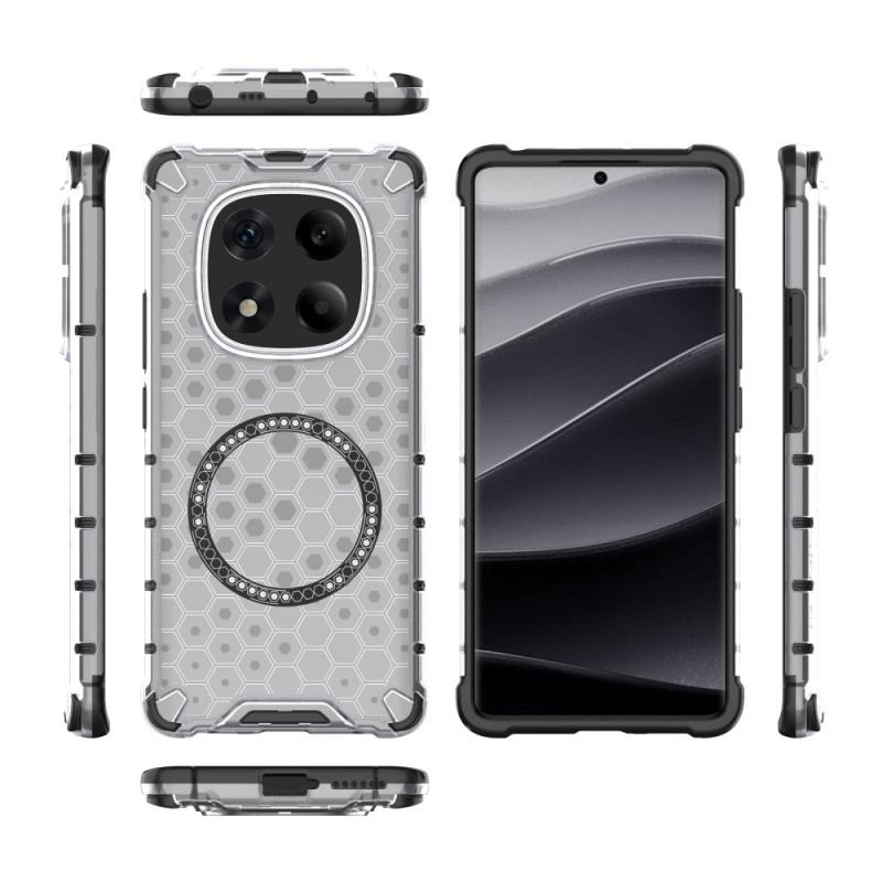 Coque Xiaomi Redmi Note 14 Pro 4G Compatible MagSafe Nid d'Abeille