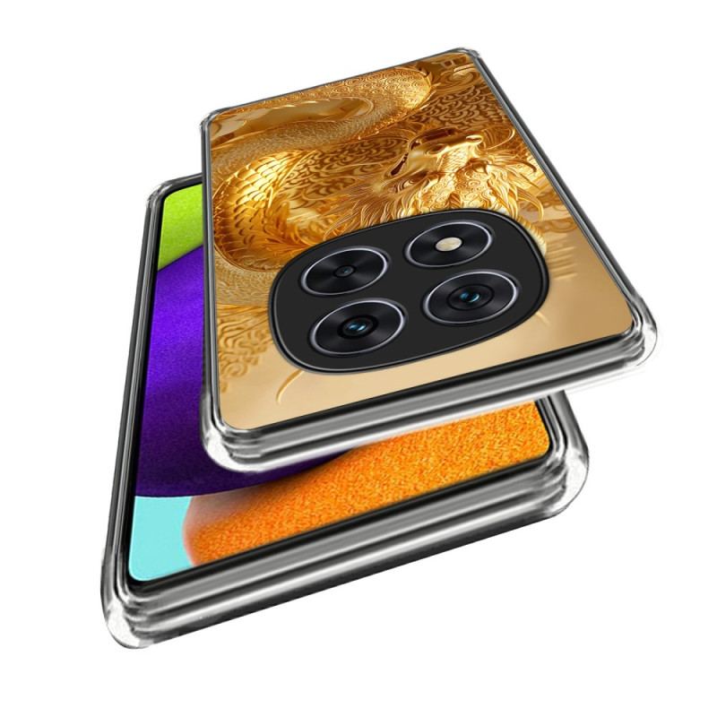 Coque Xiaomi Redmi Note 14 Pro 4G Dragon Doré