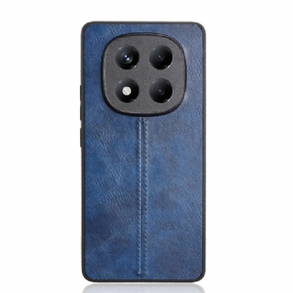 Coque Xiaomi Redmi Note 14 Pro 4G Effet Cuir Coutures