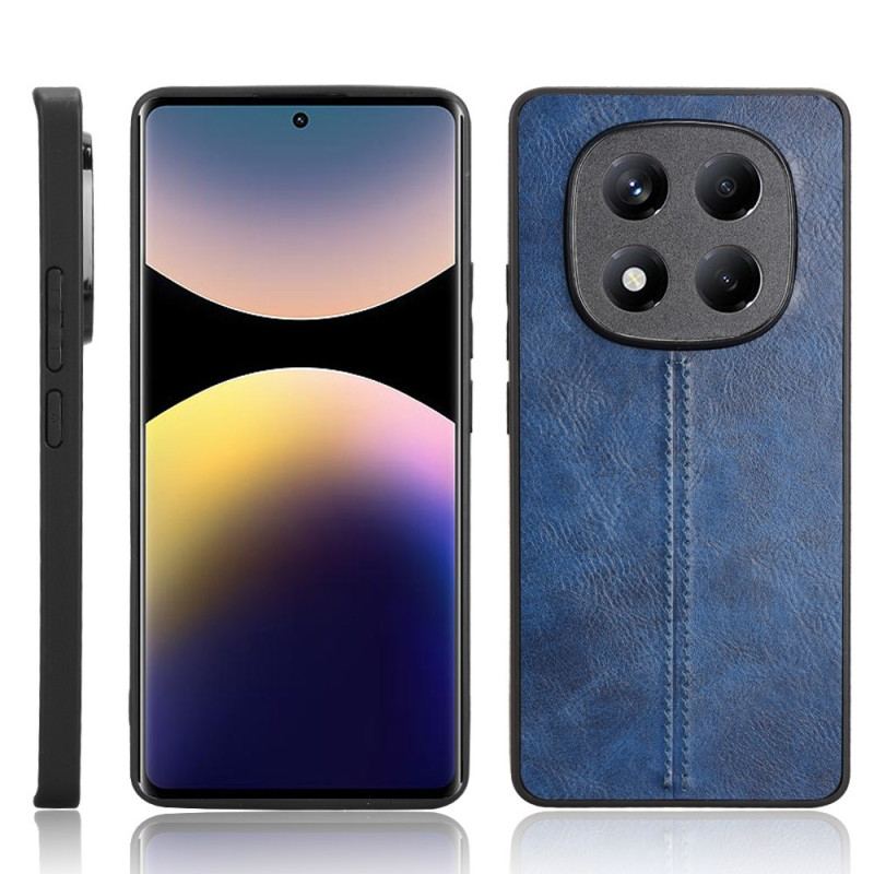 Coque Xiaomi Redmi Note 14 Pro 4G Effet Cuir Coutures