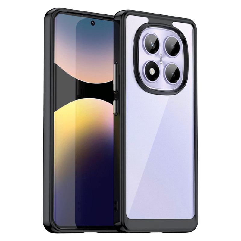 Coque Xiaomi Redmi Note 14 Pro 4G Hybride avec Protecteur Écran en Verre Trempé