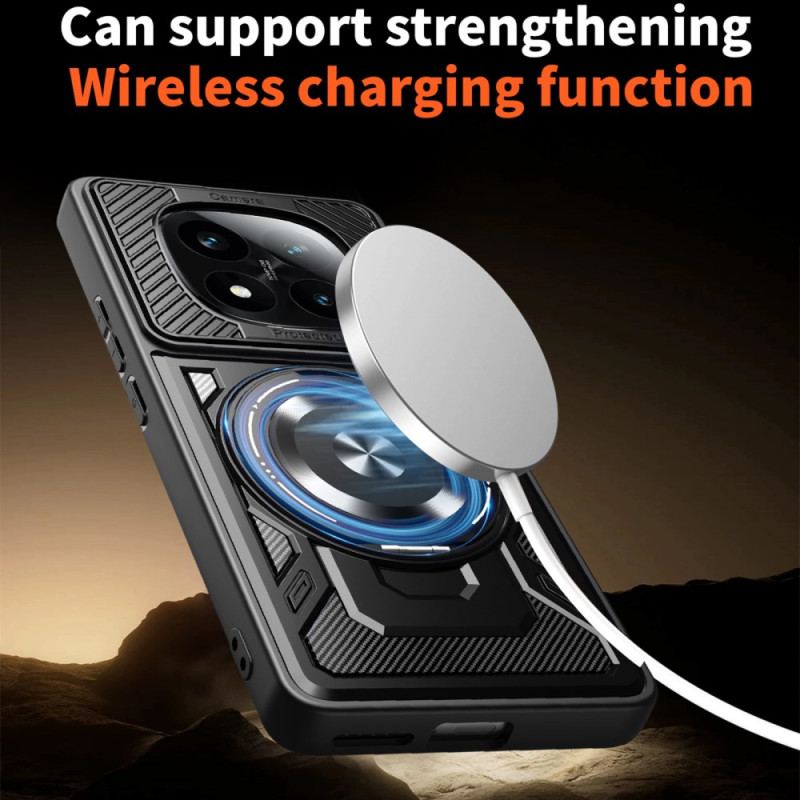 Coque Xiaomi Redmi Note 14 Pro 4G Magnétique Support Rotatif à