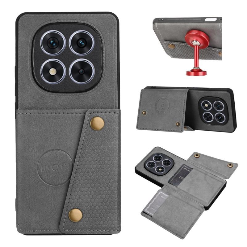 Coque Xiaomi Redmi Note 14 Pro 4G Porte-cartes et Support