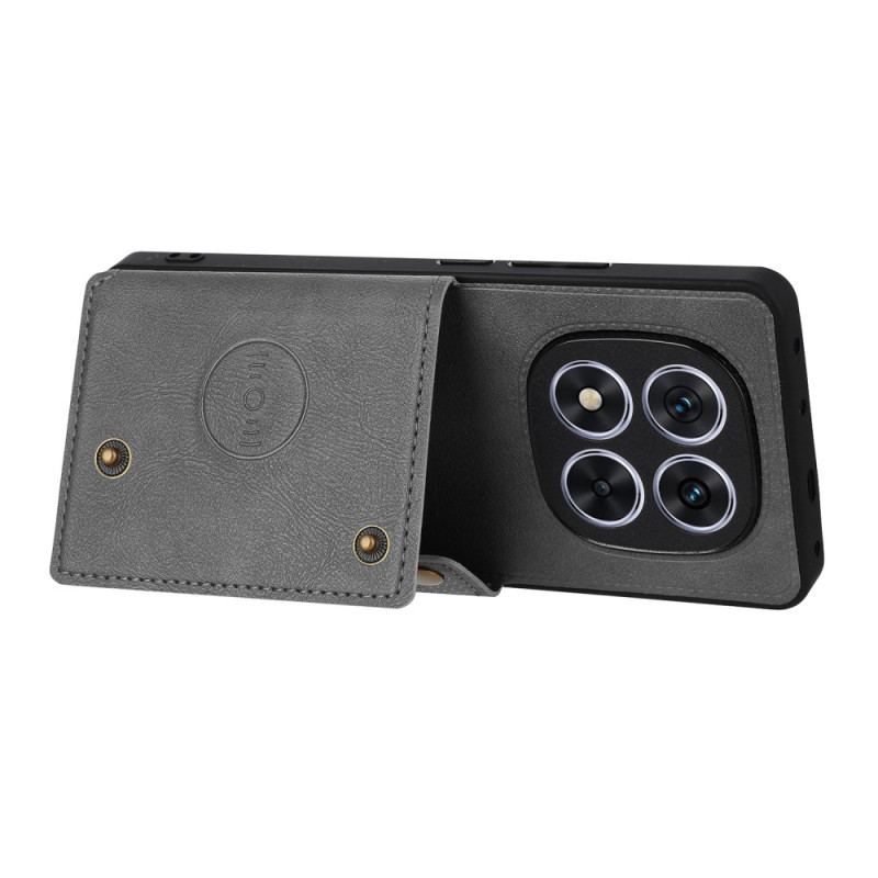 Coque Xiaomi Redmi Note 14 Pro 4G Porte-cartes et Support