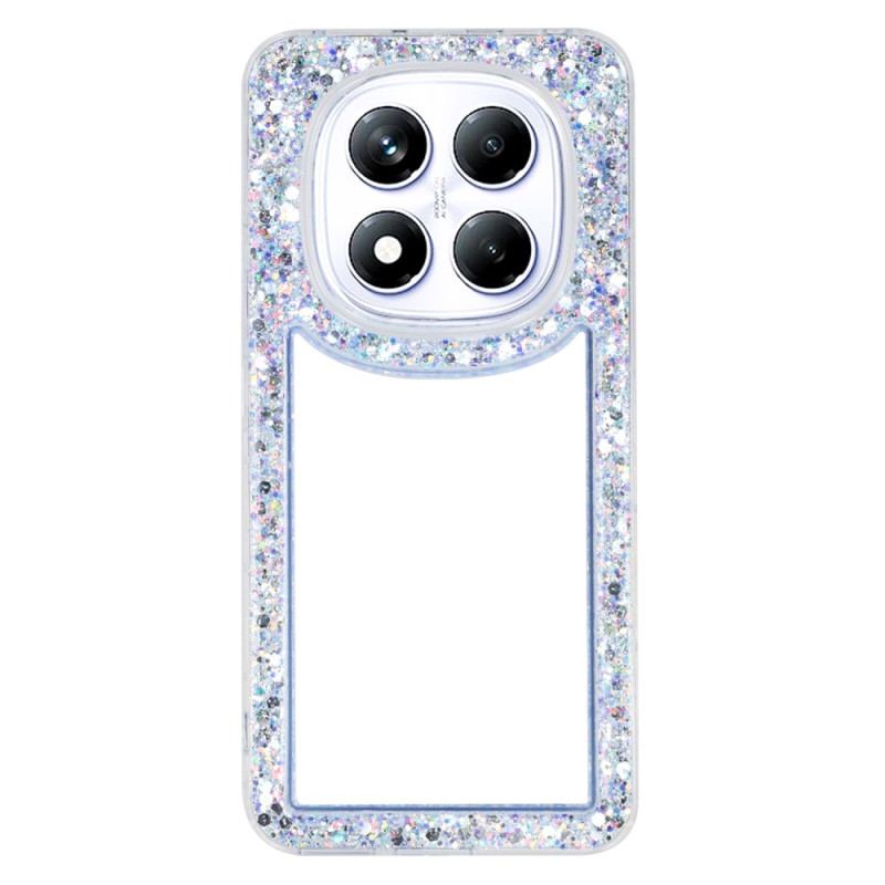 Coque Xiaomi Redmi Note 14 Pro 4G Transparente Rebord Paillettes