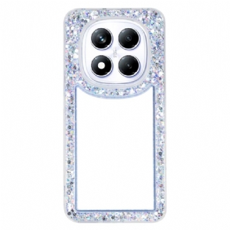 Coque Xiaomi Redmi Note 14 Pro 4G Transparente Rebord Paillettes