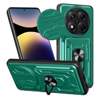 Coque Xiaomi Redmi Note 14 Pro 4G Ultra Résistante avec Support et Protecteur Objectif