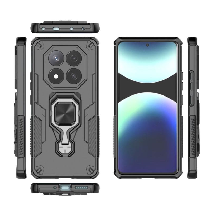 Coque Xiaomi Redmi Note 14 Pro 4G Ultra Résistante avec Support Rotatif