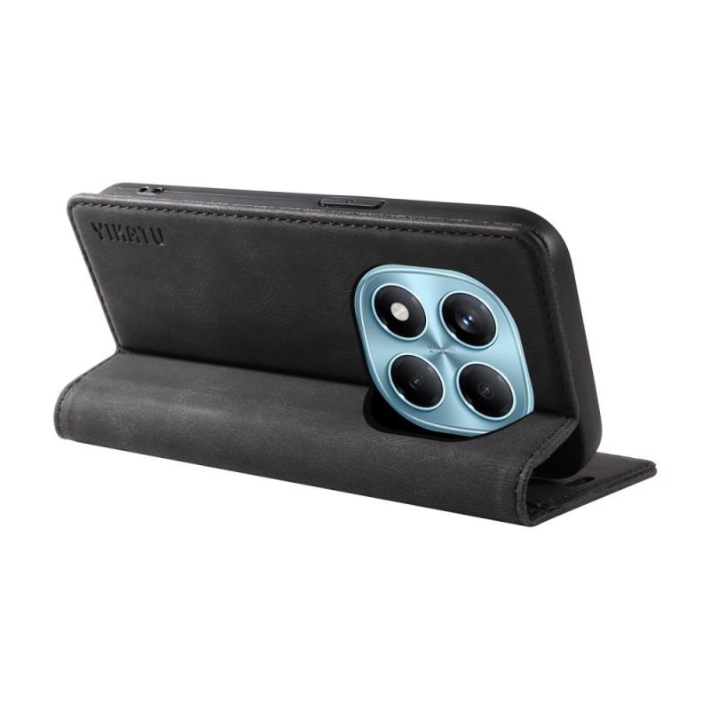 Flip Cover Xiaomi Redmi Note 14 Pro 4G Effet Daim YKATU