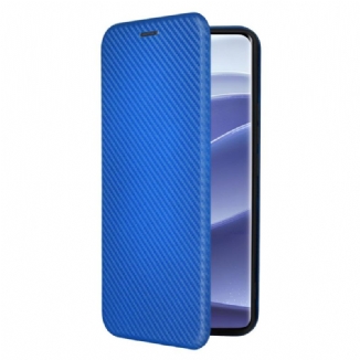 Flip Cover Xiaomi Redmi Note 14 Pro 4G Fibre Carbone