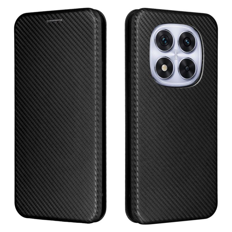 Flip Cover Xiaomi Redmi Note 14 Pro 4G Fibre Carbone