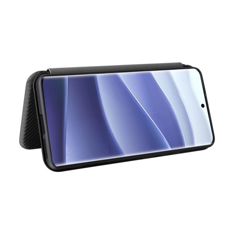 Flip Cover Xiaomi Redmi Note 14 Pro 4G Fibre Carbone