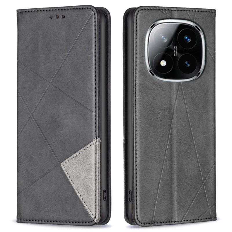 Flip Cover Xiaomi Redmi Note 14 Pro 4G Géométrie