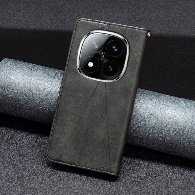 Flip Cover Xiaomi Redmi Note 14 Pro 4G Géométrie