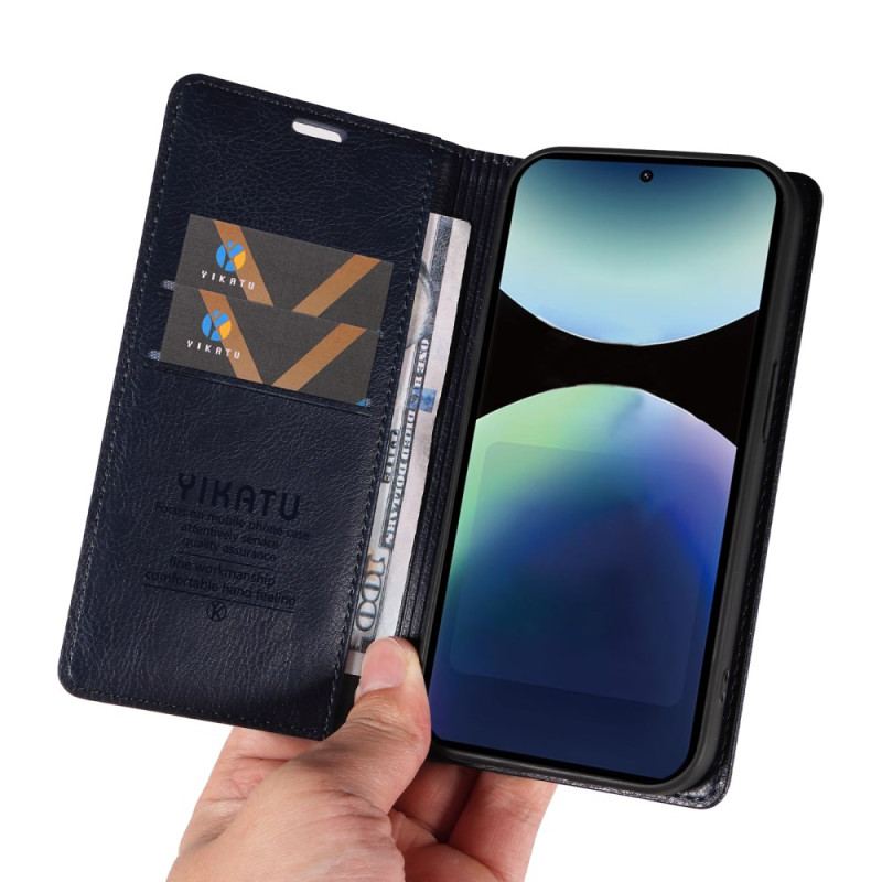 Flip Cover Xiaomi Redmi Note 14 Pro 4G Vintage YIKATU