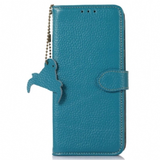 Housse Xiaomi Redmi Note 14 Pro 4G Blocage RFID en Cuir Véritable