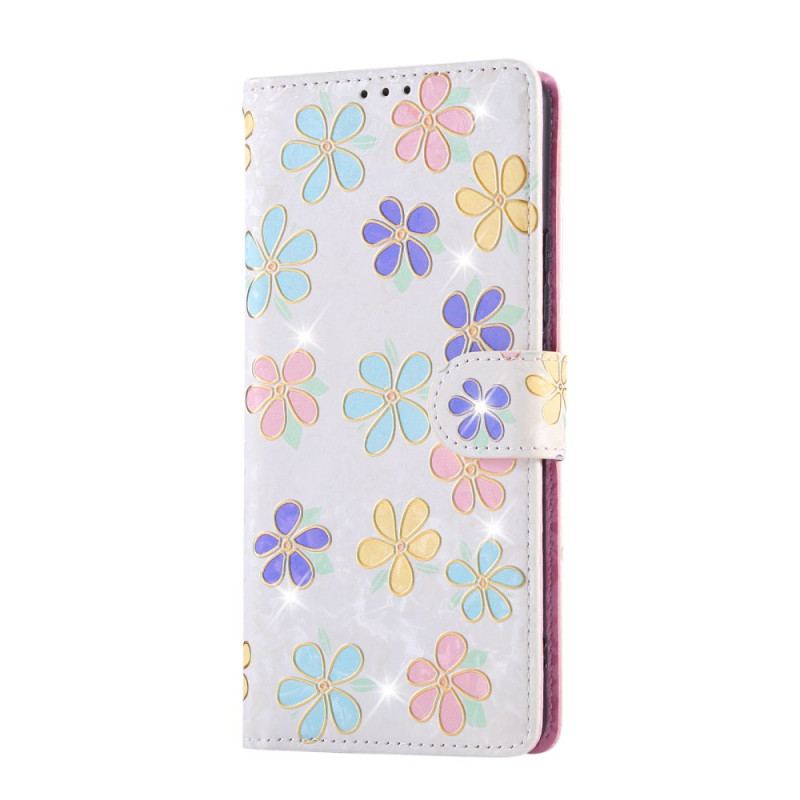 Housse Xiaomi Redmi Note 14 Pro 4G Blocage RFID Fleurettes
