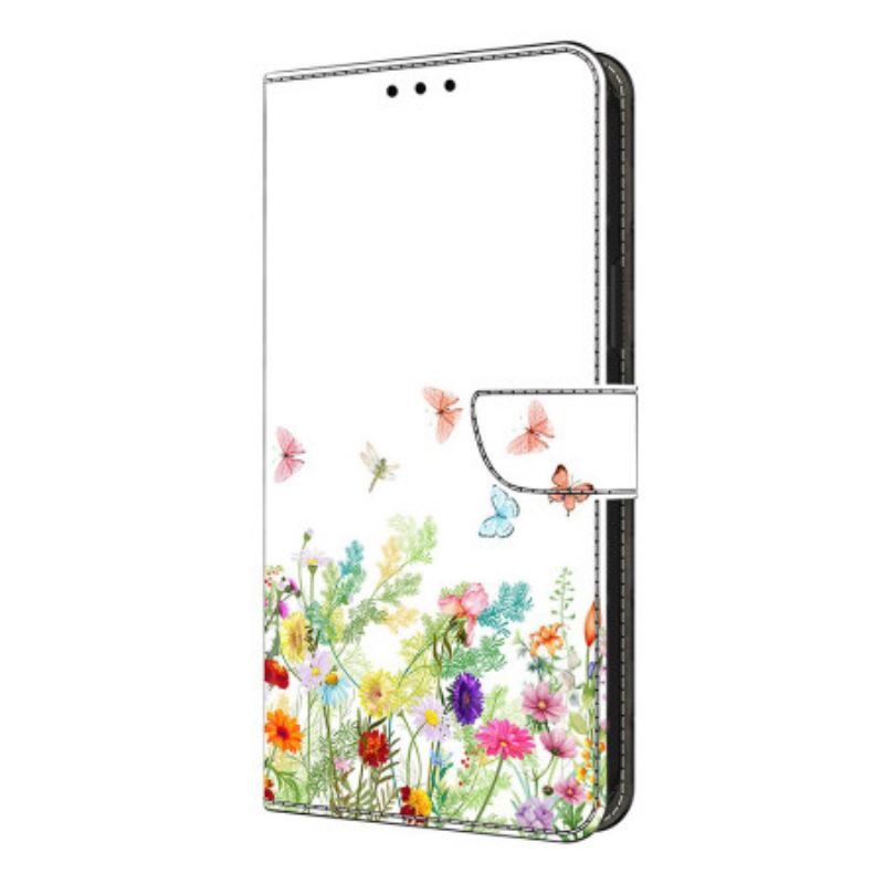 Housse Xiaomi Redmi Note 14 Pro 4G Champs Fleuri