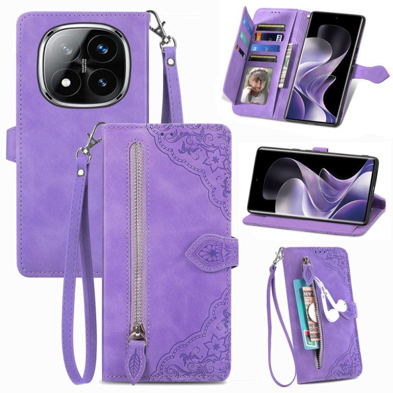 Housse Xiaomi Redmi Note 14 Pro 4G Effet Daim Dentelle