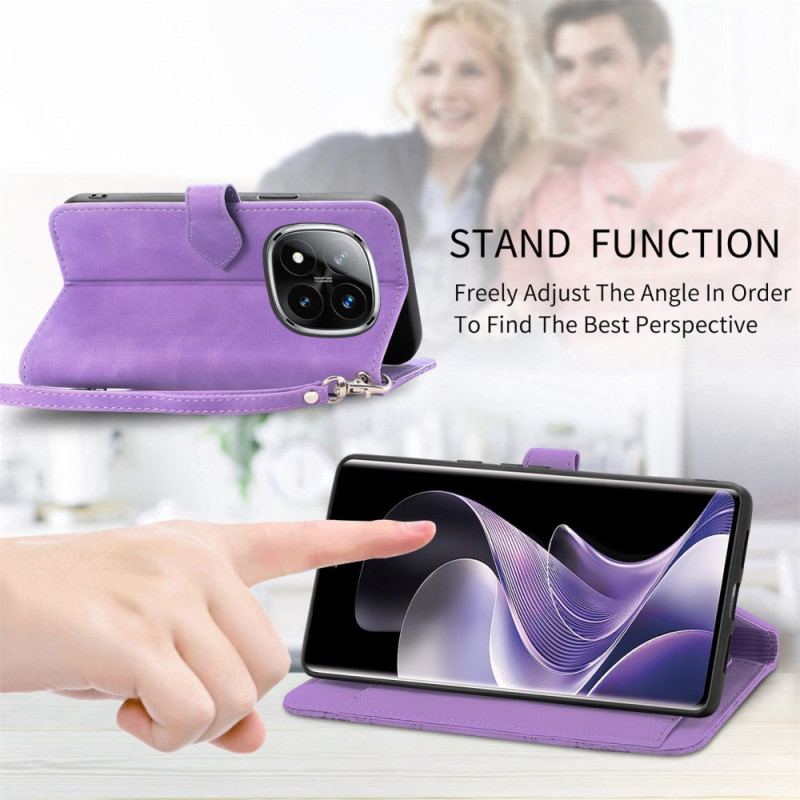 Housse Xiaomi Redmi Note 14 Pro 4G Effet Daim Dentelle