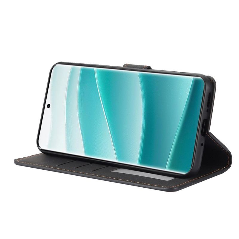 Housse Xiaomi Redmi Note 14 Pro 4G Effet Daim à Lanière