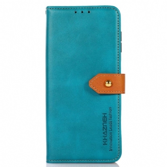 Housse Xiaomi Redmi Note 14 Pro 4G Fermoir Doré KHAZNEH