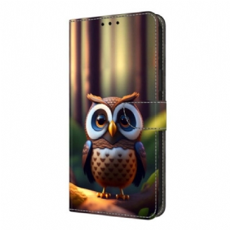 Housse Xiaomi Redmi Note 14 Pro 4G Hibou Brun