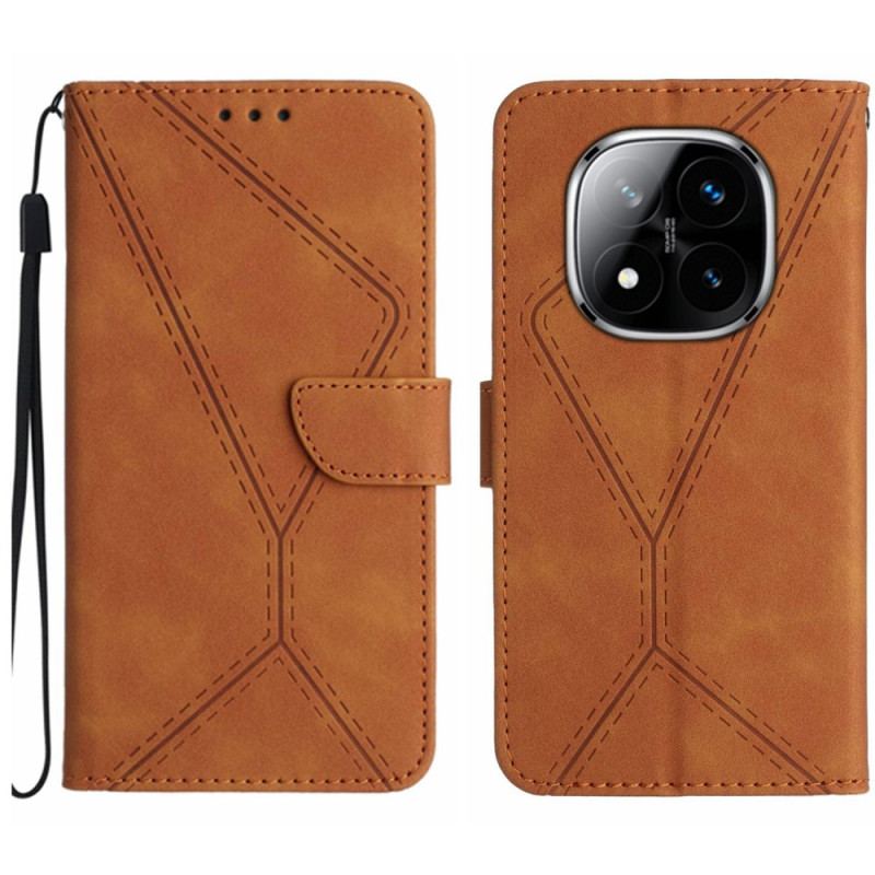 Housse Xiaomi Redmi Note 14 Pro 4G Lignes et Tirés