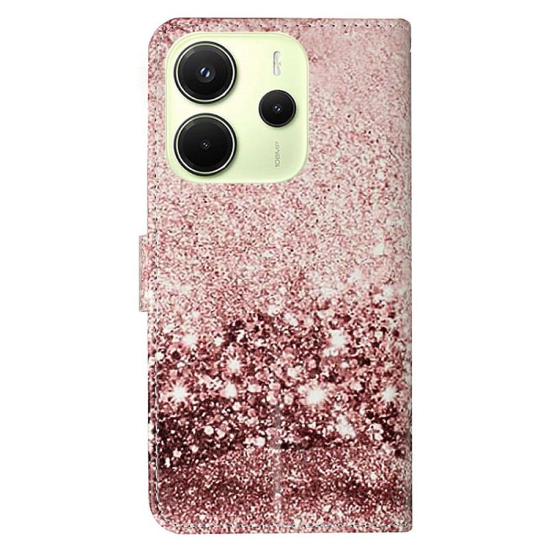 Housse Xiaomi Redmi Note 14 Pro 4G Marbre Or-Rose