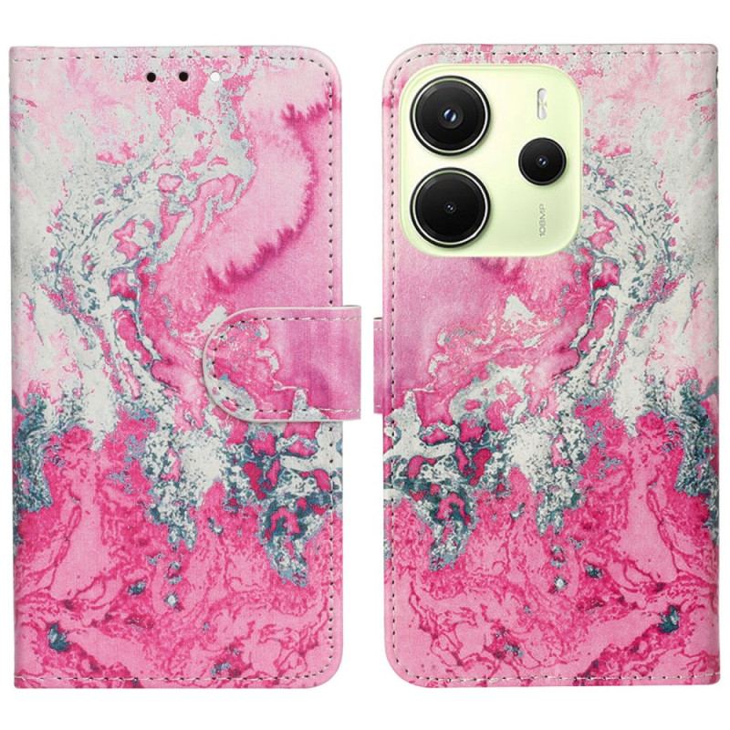 Housse Xiaomi Redmi Note 14 Pro 4G Marbre Rose