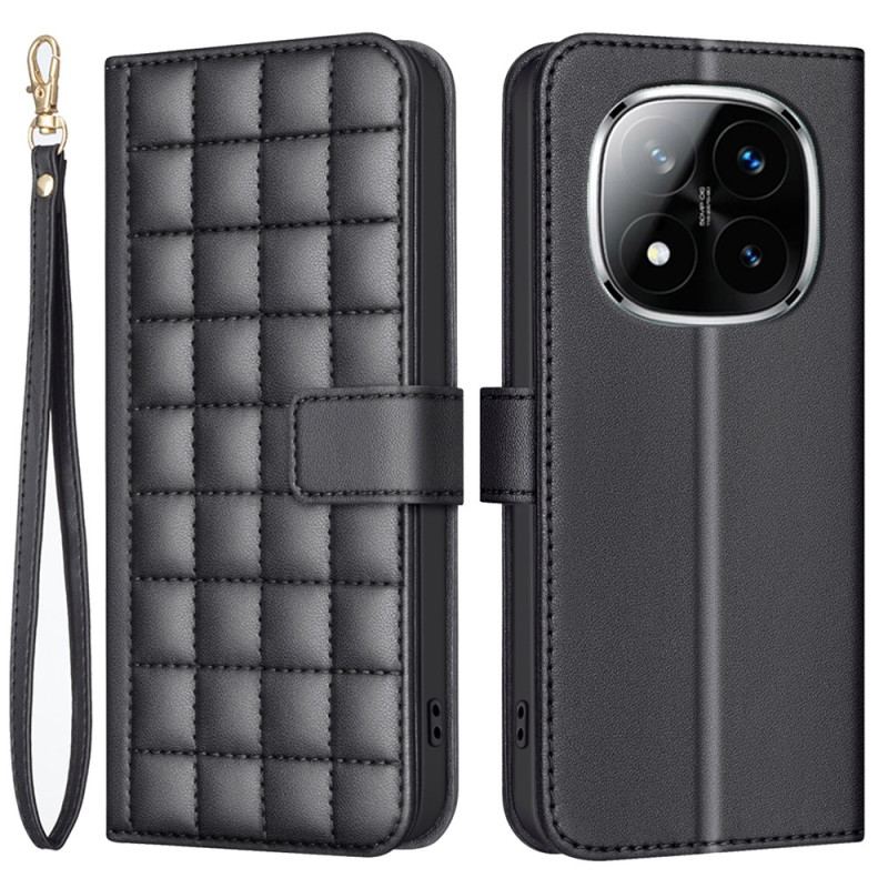 Housse Xiaomi Redmi Note 14 Pro 4G Matelassée Premium