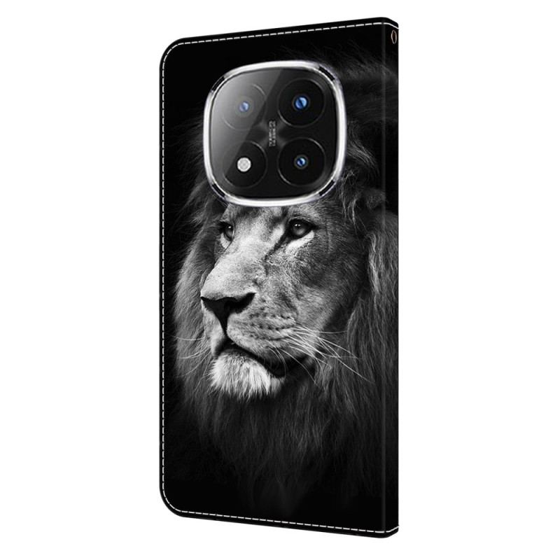 Housse Xiaomi Redmi Note 14 Pro 4G Motif Lion