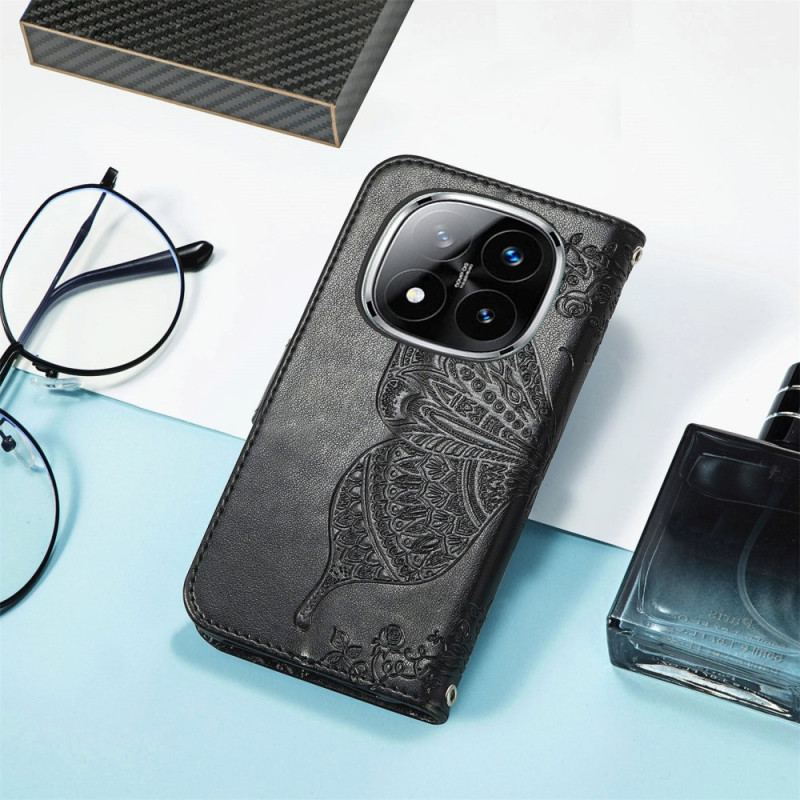 Housse Xiaomi Redmi Note 14 Pro 4G Papillon Baroque