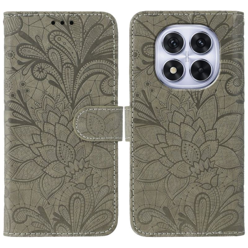 Housse Xiaomi Redmi Note 14 Pro 5G Dentelle Fleurs