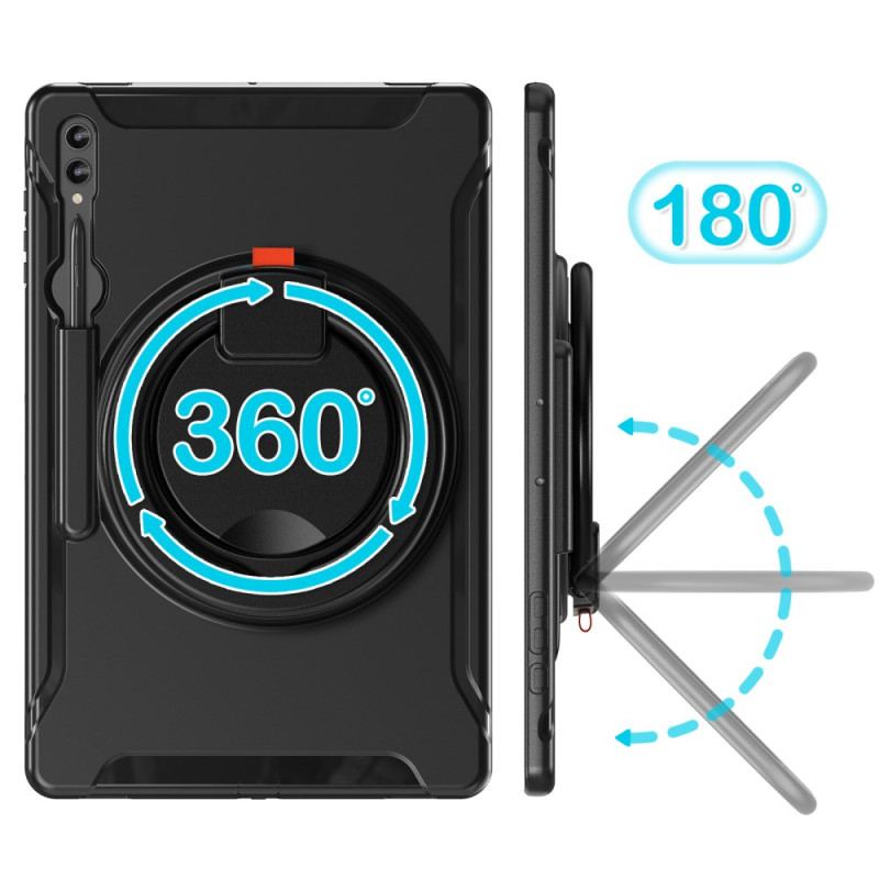 Coque Samsung Galaxy Tab S10 Ultra / S9 Ultra / S8 Ultra Anneau-Support Rotatif