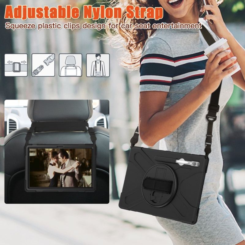 Coque Samsung Galaxy Tab S10 Ultra / S9 Ultra / S8 Ultra Multifonctionnelle