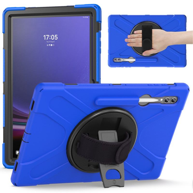 Coque Samsung Galaxy Tab S10 Ultra / S9 Ultra / S8 Ultra Triple Protection Sangle et Support